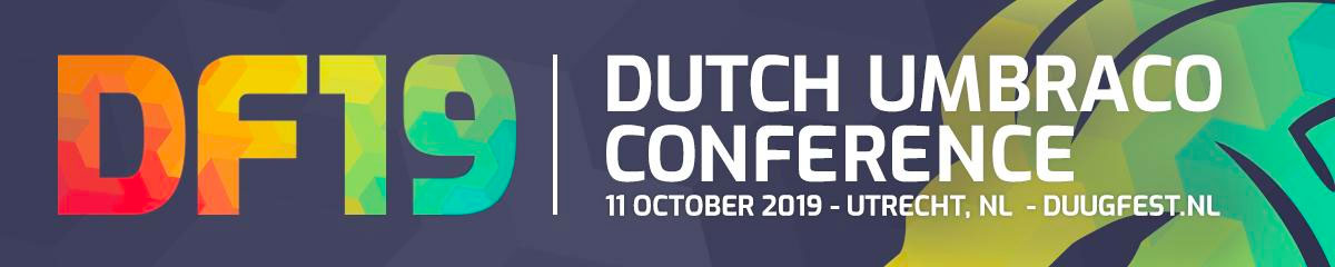 Banner image for DF: Dutch Umbraco Experience  11 October 2019