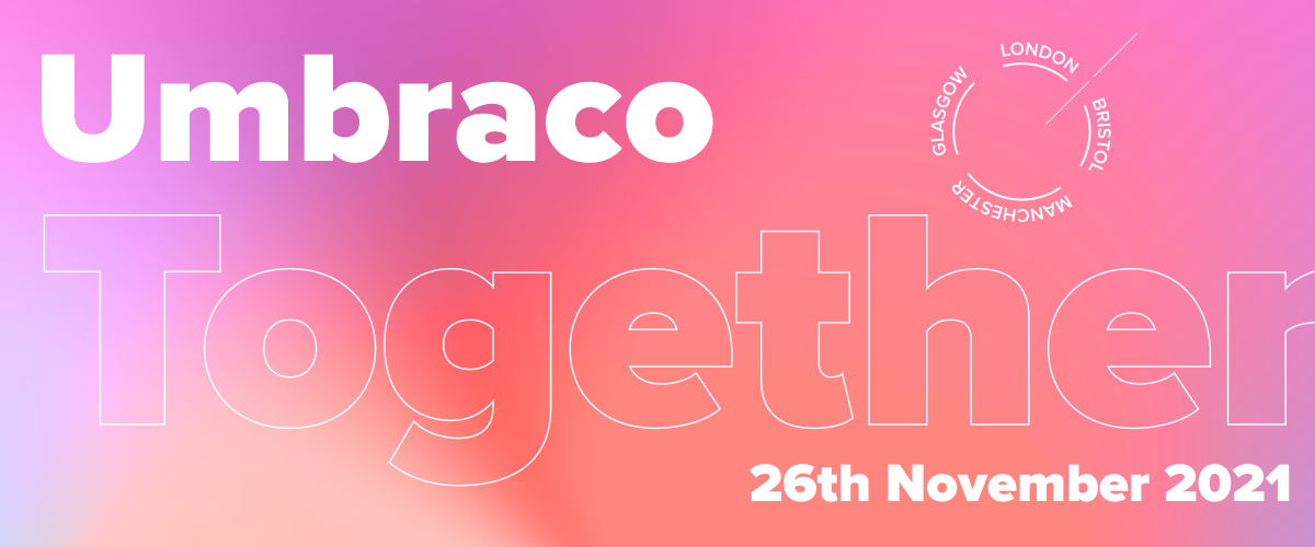 Banner image for Umbraco Together  26 November 2021