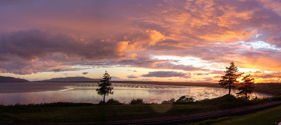 02 May 2020 Sunset in Bellingham, WA, USA