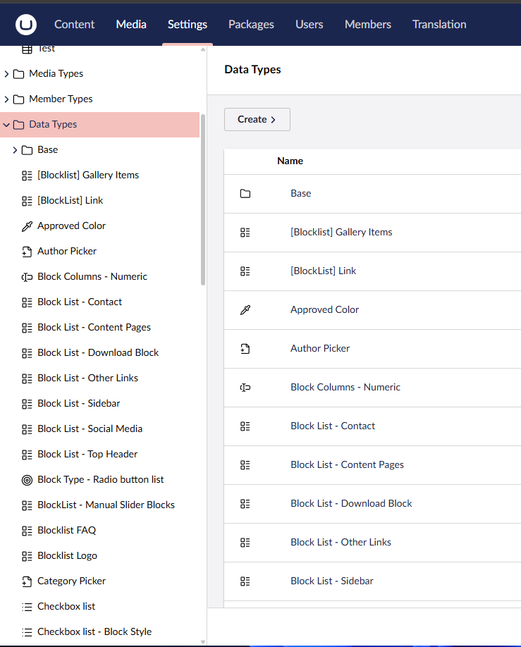 Before (unorganized datatypes)
